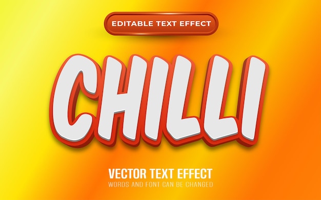 Chili teksteffect
