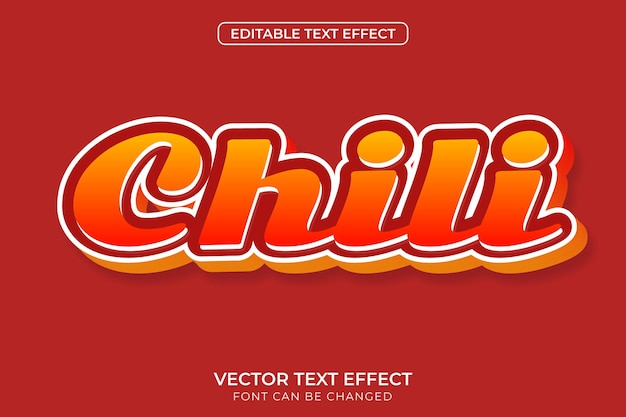 Chili-teksteffect