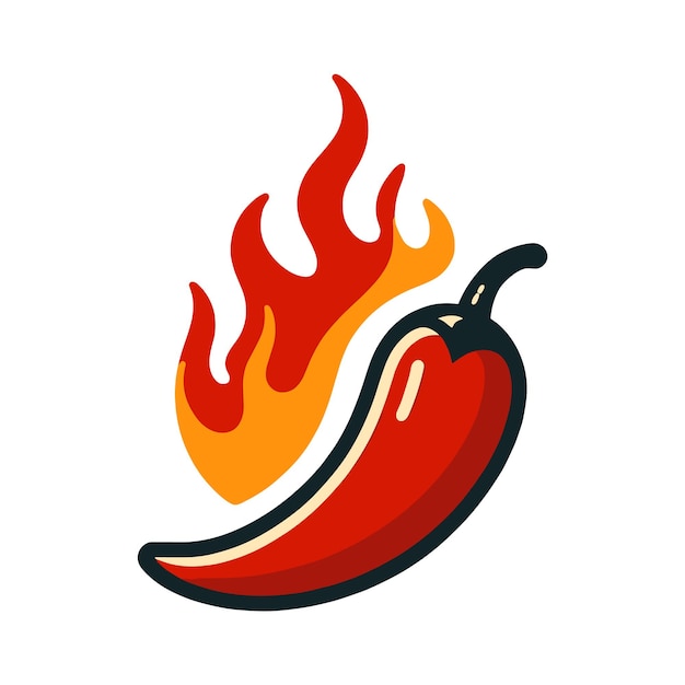 Vector chili vector illustration