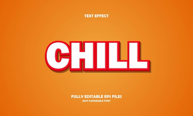 Chill teksteffect