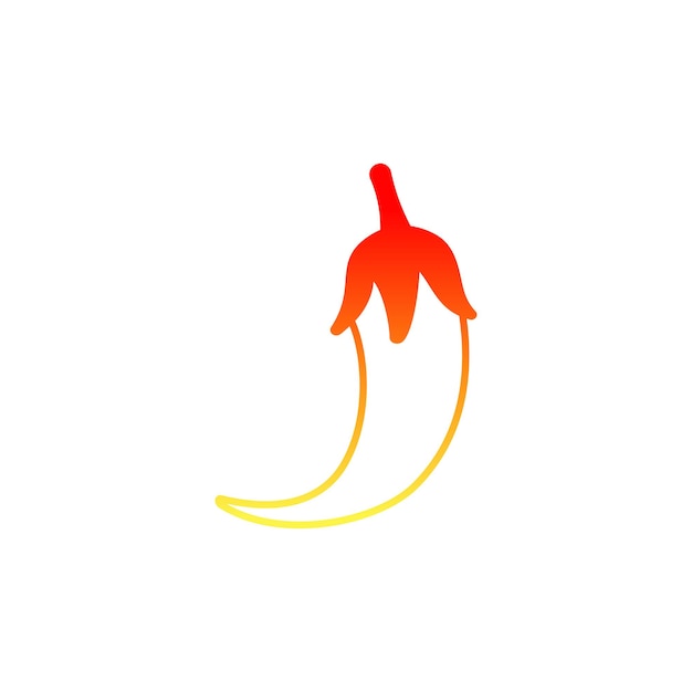 Vector chilli pepper icon