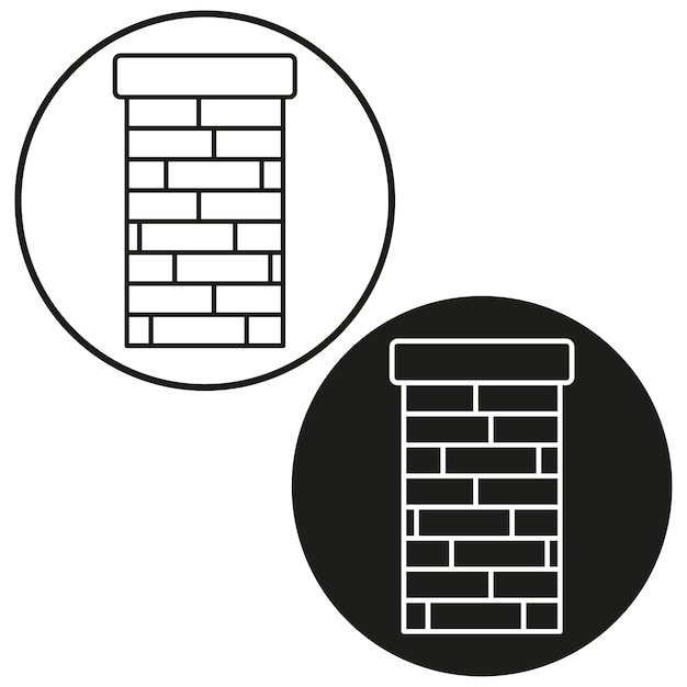 Chimney icon Vector illustration stock image