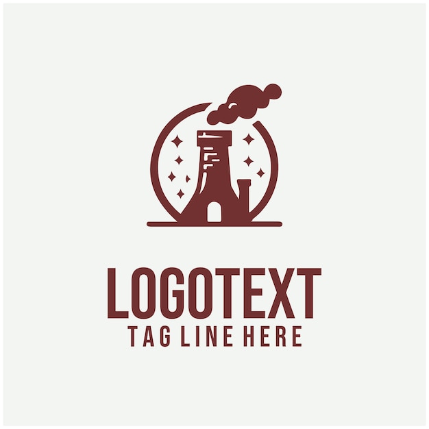 Chimney Logo Vector Illustrations