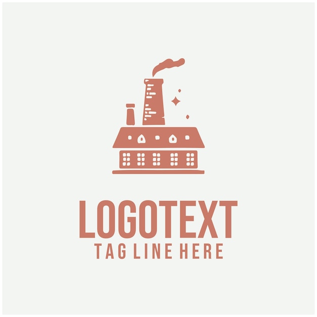 Chimney Logo Vector Illustrations
