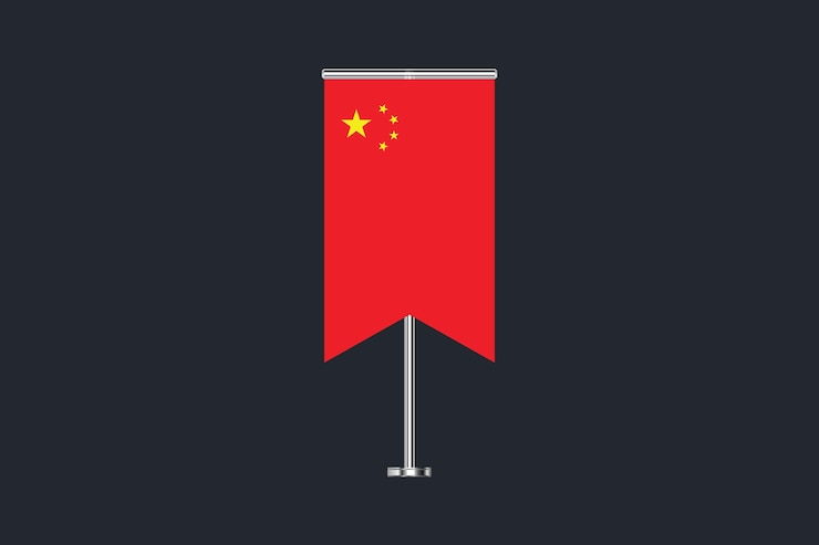 Vector china flag the flag of china flag of china national country symbol illustration vector