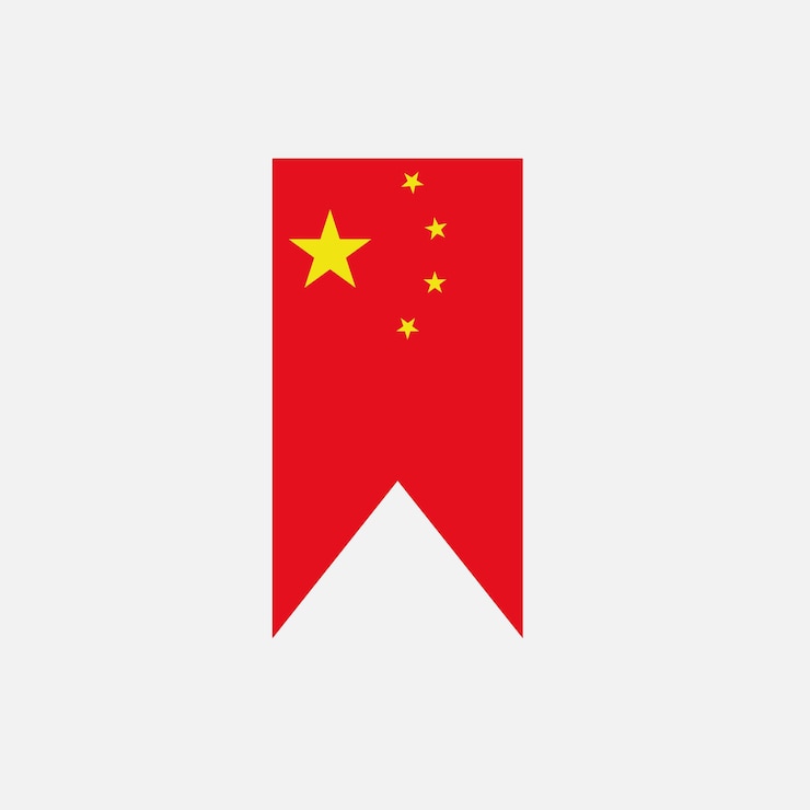 Vector china flag icon
