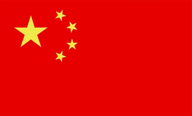 Vector china vlag ontwerp