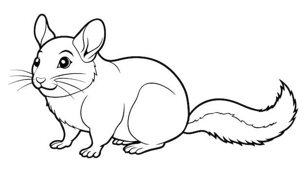 Chinchilla Vector Illustration Captivating Designs for Your Projects