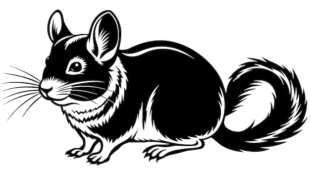 Chinchilla Vector Illustration Captivating Designs for Your Projects