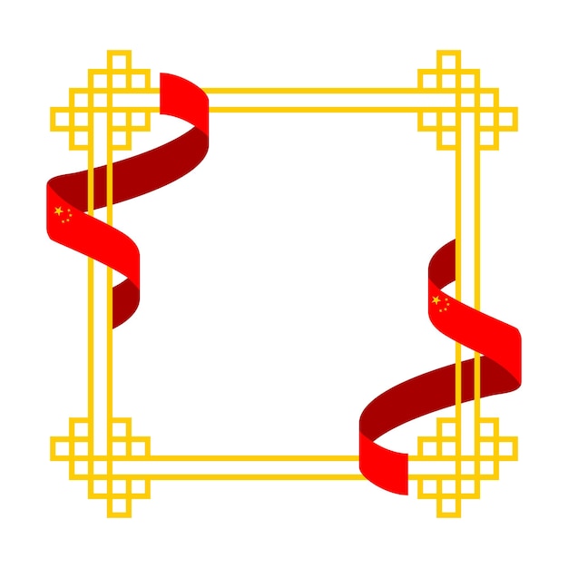 Chinees frame-element vectorontwerp