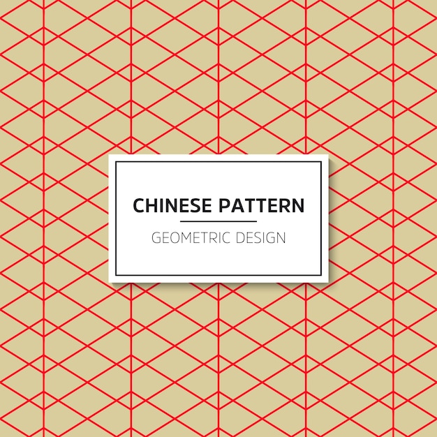 Chinees naadloos patroon. Vector rood ornament als achtergrond. Decoratie met traditionele kin