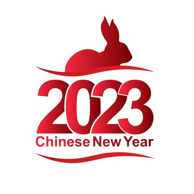 Chinees nieuwjaar lettertype 2023