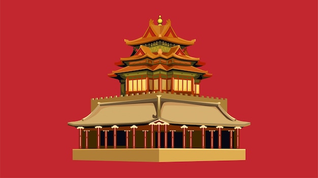 Chinese abstracte oosterse en traditionele decoratie illustratie achtergrond