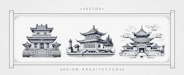 Chinese ancient architecture tower art