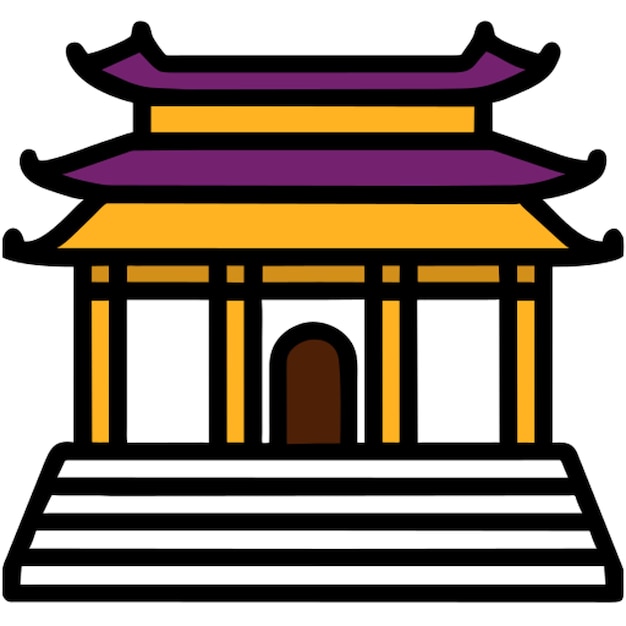 Vector chinese architecture icon