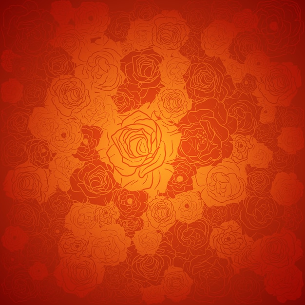 Vector chinese background. floral