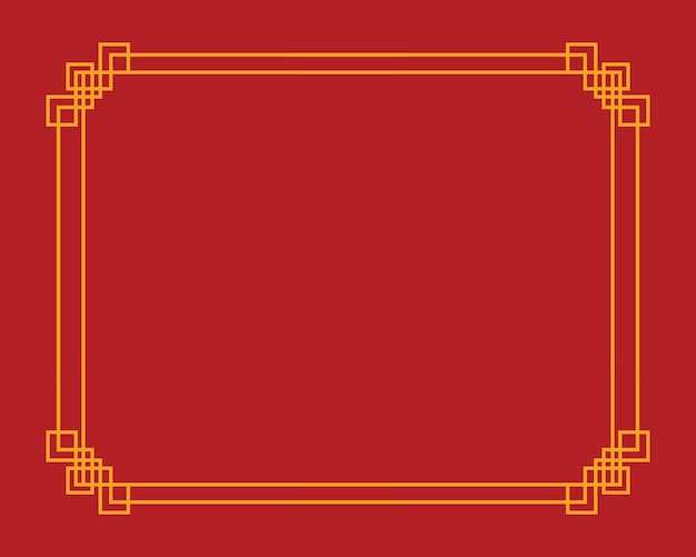 Vector chinese border design