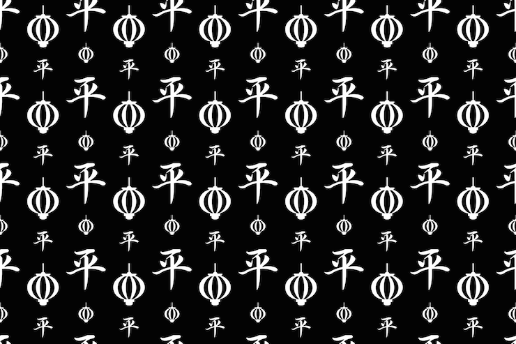 Vector chinese calligraphic background