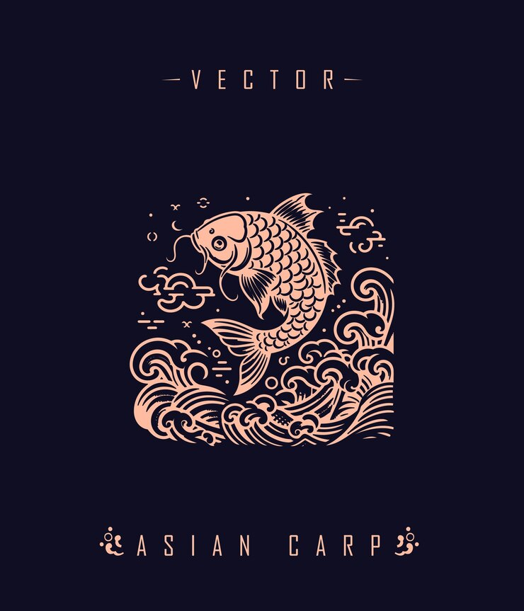Chinese carp traditional art form