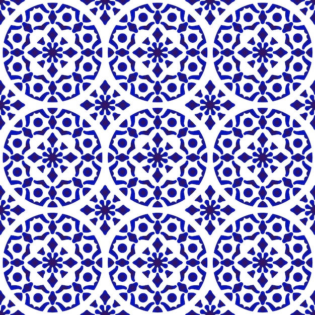 Progettazione moderna del fondo ceramico blu e bianco del fondo ceramico ,.