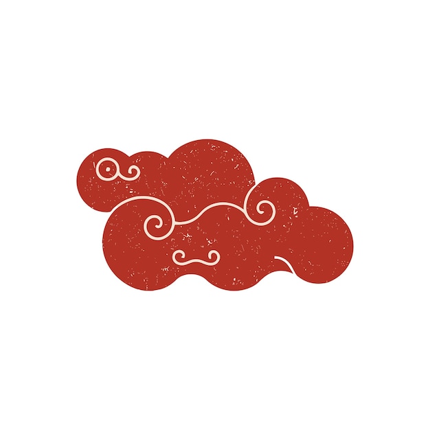 chinese cloud vector