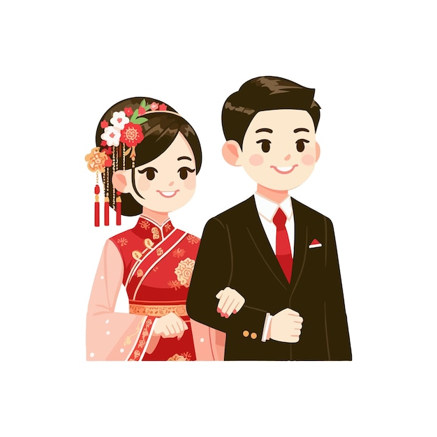 chinese couple ai generated image