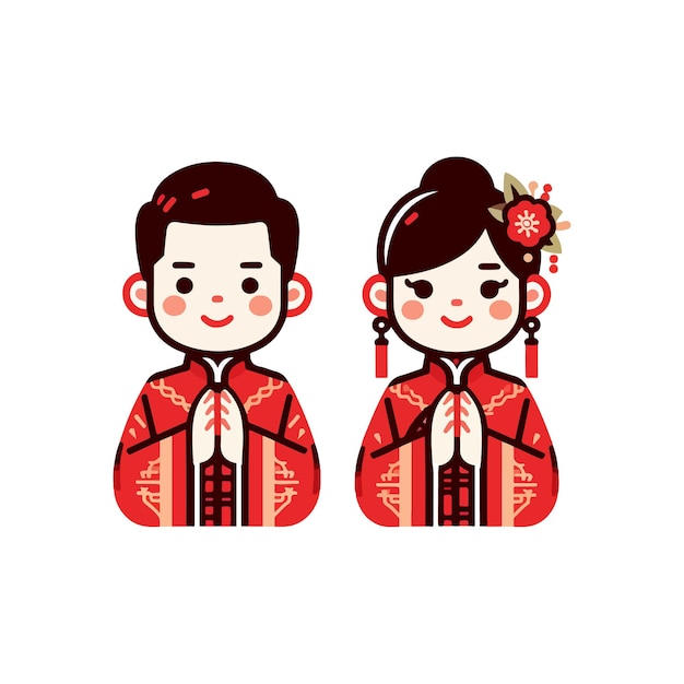 chinese couple ai generated image