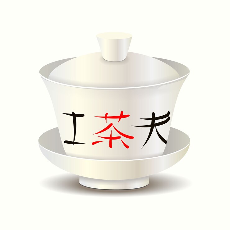 Vector chinese crockery