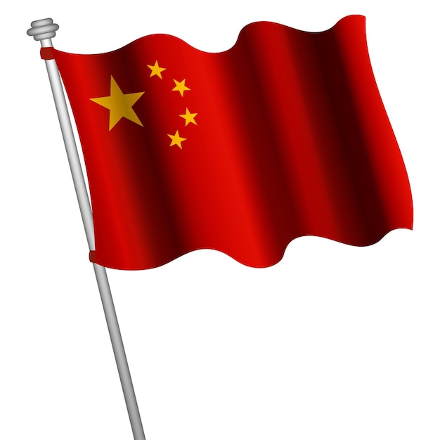 旗根 を 持つ 中国 の 旗