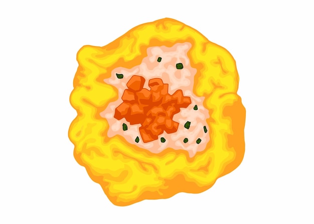 Vettore cibo cinese dim sum vector