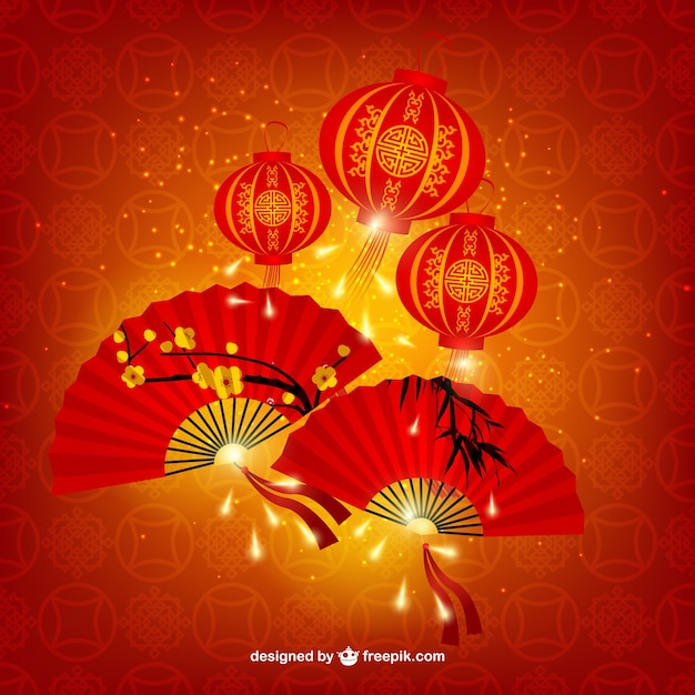 Chinese lamps and fans