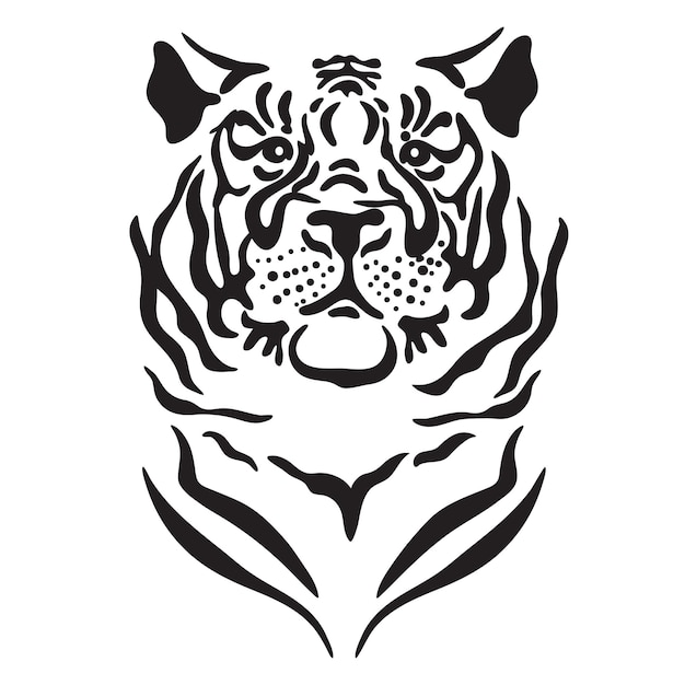 Capodanno lunare cinese della tigre illustrazione vettoriale