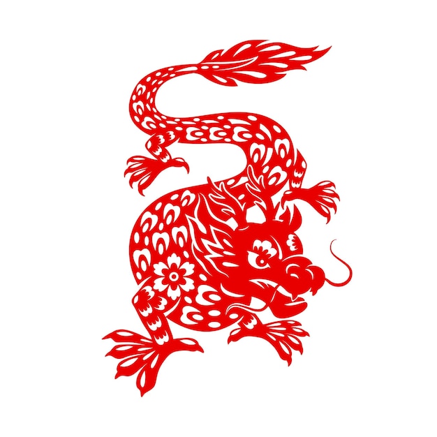 Chinese lunar zodiac new year danger dragon