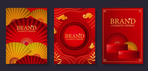 Chinese merkbanners ingesteld