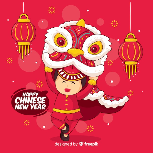 Vector chinese new year 2019