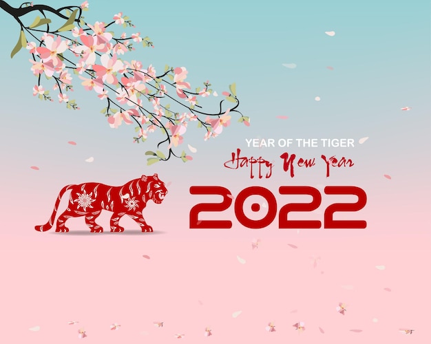 Chinese new year 2022 year of the tiger