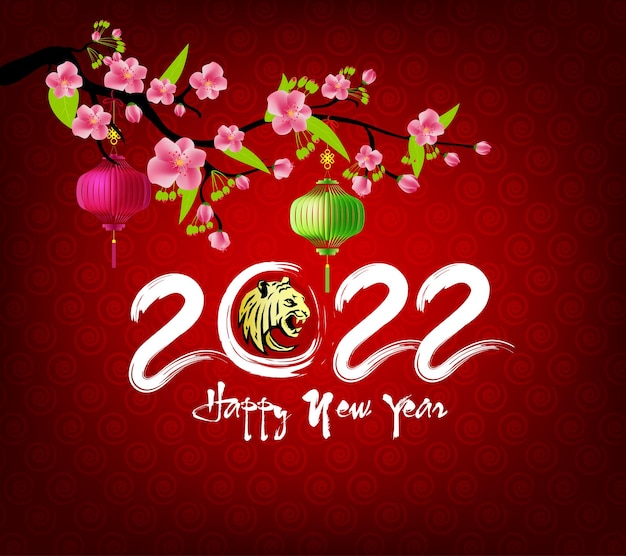 Chinese new year 2022 year of the tiger