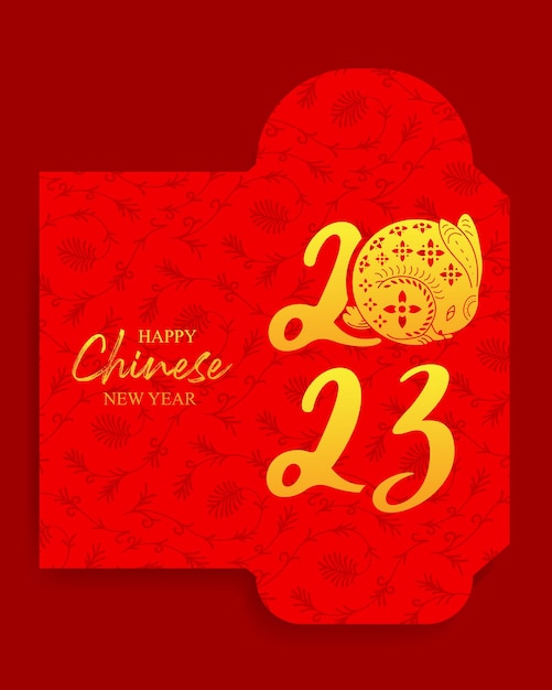 Chinese New Year 2023 lucky red envelope