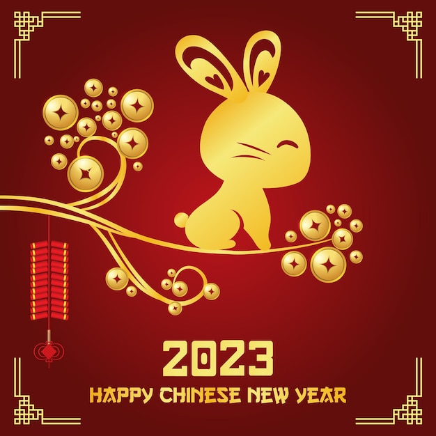 Chinese new year 2023 the year of rabbit