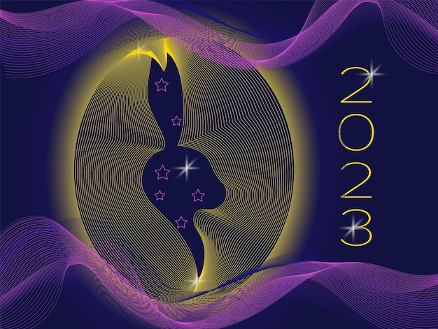 Chinese new year 2023. year of the rabbit