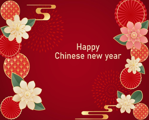 chinese new year 2025 year of the rabbit paper cut with craft style on red background
