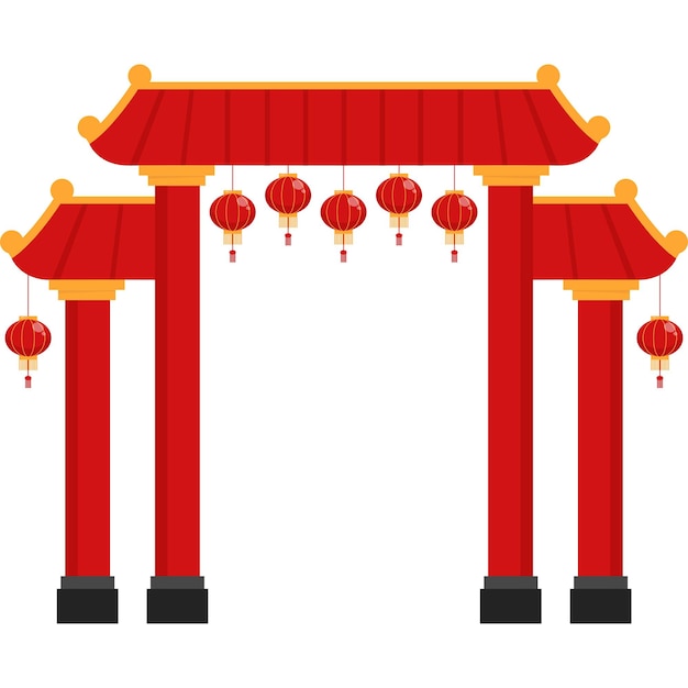 chinese new year archway