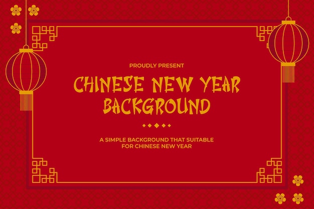 Vector chinese new year background illustration