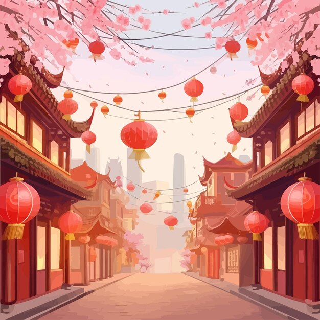 Vector chinese new year background