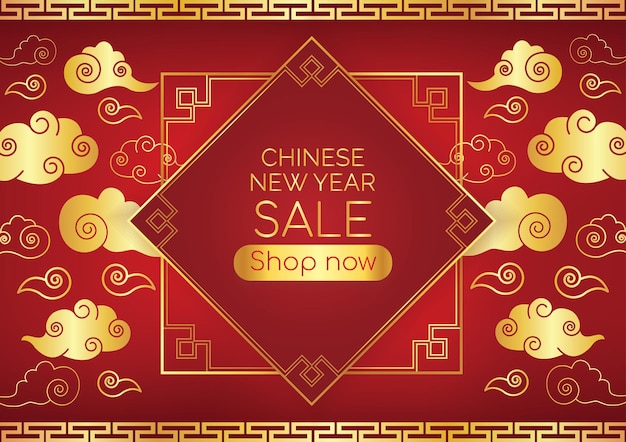 Vector chinese new year banner background