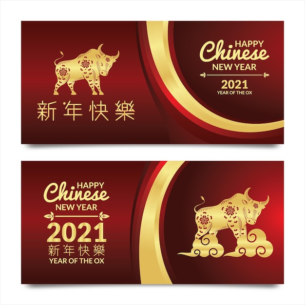 Chinese new year banners