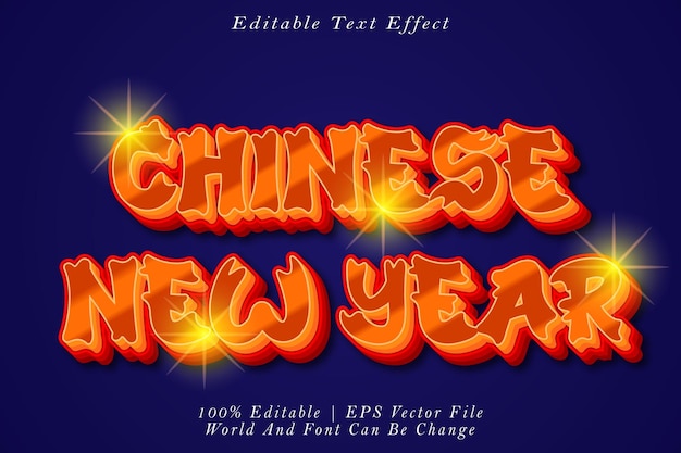 Chinese New Year Editable Text Effect