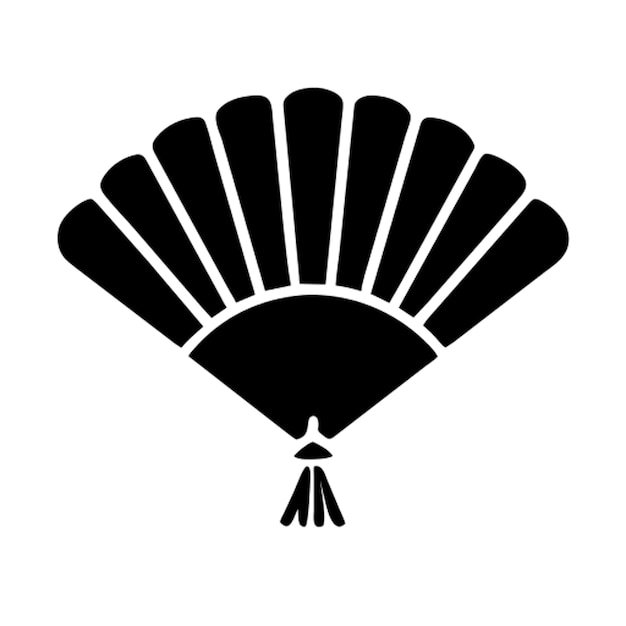 chinese new year fan pictogram