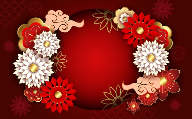 Vector chinese new year festivity background