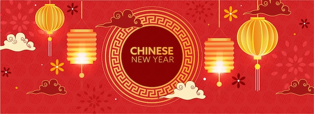 Chinese new year header or banner design